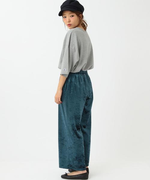 Another Edition（アナザーエディション）の「クラッシュベロアパンツ/ AEMBC CRASH VELOUR PT◆（その他パンツ・レディース・ブラウン/ナチュラル/コバルトブルー/ブラック・フリー）」の7枚目の写真