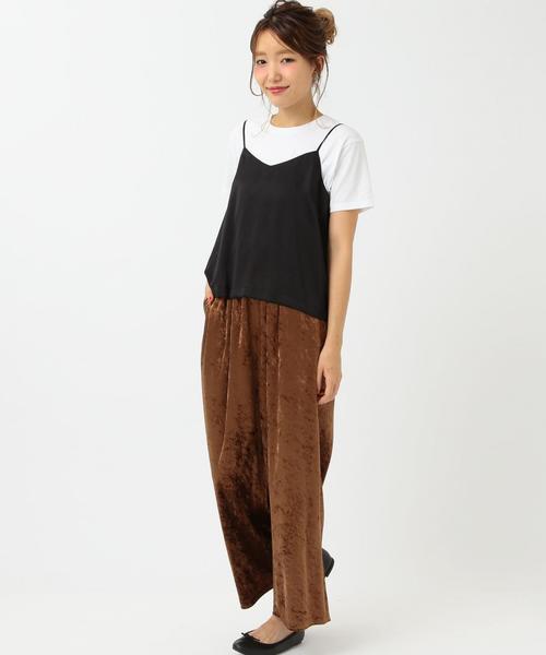 Another Edition（アナザーエディション）の「クラッシュベロアパンツ/ AEMBC CRASH VELOUR PT◆（その他パンツ・レディース・ブラウン/ナチュラル/コバルトブルー/ブラック・フリー）」の9枚目の写真