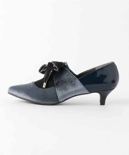 Boisson Chocolat（ボワソンショコラ）の「BDM ﾚｰｽﾁｭｰﾙﾊﾟﾝﾌﾟｽ40（パンプス・レディース・ライトグレー/ブラック/ワインレッド・22.5cm/22cm/23.5cm/24.5cm/24cm/23cm）」の4枚目の写真