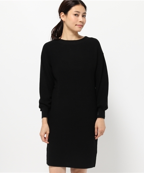 N.（N. Natural Beauty Basic）（エヌエヌナチュラルビューティーベーシック）の「ウールベーシックニットワンピース（ワンピース・レディース・グレー/ブルー/ベージュ/ブラック/ボルドー・MEDIUM）」の16枚目の写真