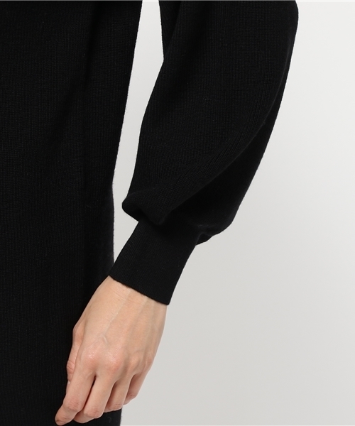 N.（N. Natural Beauty Basic）（エヌエヌナチュラルビューティーベーシック）の「ウールベーシックニットワンピース（ワンピース・レディース・グレー/ブルー/ベージュ/ブラック/ボルドー・MEDIUM）」の15枚目の写真