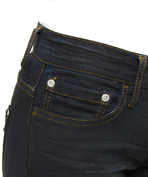 Khaju（カージュ）の「Khaju:SKINNY DENIM LEGGINGS（デニムパンツ・レディース・ライトグレー/ブラック/ライトブルー/ネイビー・34/36）」の8枚目の写真