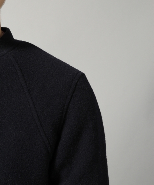 HARE（ハレ）の「ウールＺＩＰブルゾン(HARE)（ブルゾン・メンズ・ネイビー/グレー・SMALL/LARGE/MEDIUM）」の6枚目の写真