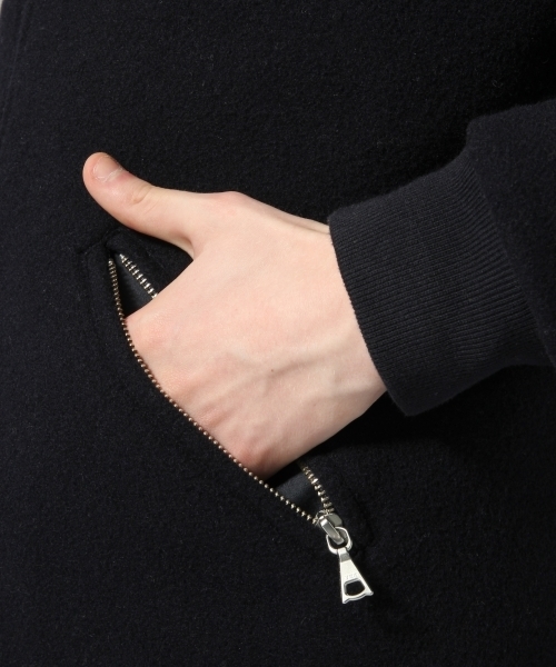 HARE（ハレ）の「ウールＺＩＰブルゾン(HARE)（ブルゾン・メンズ・ネイビー/グレー・SMALL/LARGE/MEDIUM）」の8枚目の写真