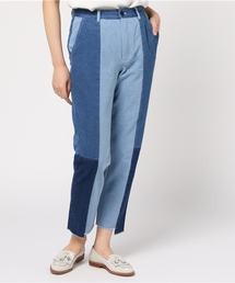 POU DOU DOU | デニムパッチワークパンツ(デニムパンツ)