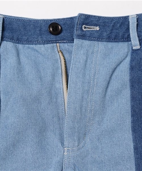 POU DOU DOU（プードゥドゥ）の「デニムパッチワークパンツ（デニムパンツ・レディース・パープル系その他/ブルー系その他・3）」の10枚目の写真