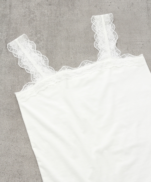 LEPSIM（レプシィム）の「ワイドレースタンク 748690（タンクトップ・レディース・オフホワイト/トップグレー/ブラック・LARGE/MEDIUM）」の14枚目の写真