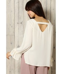 VENCEEXCHANGE | バックカットアウトブラウス                 (シャツ/ブラウス)