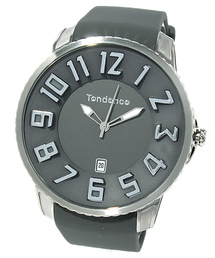 Tendence | Tendence　ガリバースリム　　BK×SIL(アナログ腕時計)