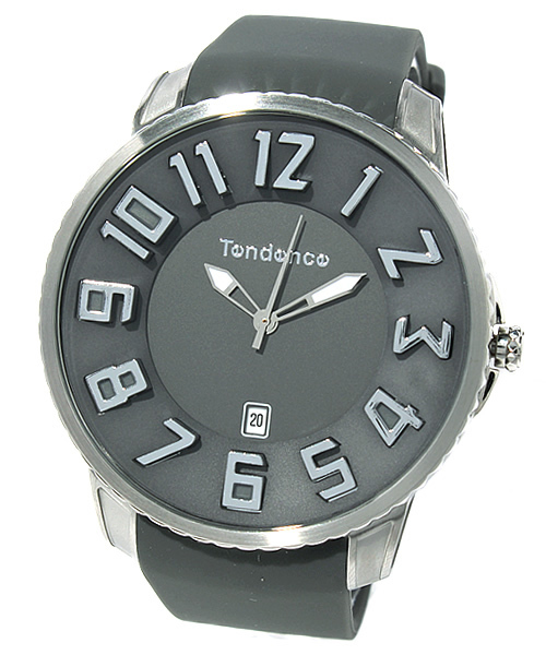 Tendence（テンデンス）の「Tendence　ガリバースリム　　BK×SIL（アナログ腕時計・メンズ・ブラック/グレー・FREE）」の2枚目の写真