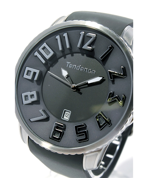 Tendence（テンデンス）の「Tendence　ガリバースリム　　BK×SIL（アナログ腕時計・メンズ・ブラック/グレー・FREE）」の5枚目の写真