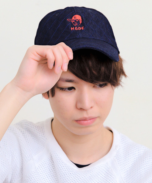 14+（イチヨンプラス）の「キルティング風MODEキャップ＿14+オリジナル（キャップ・メンズ・グレー/ネイビー/ブラック・FREE）」の3枚目の写真