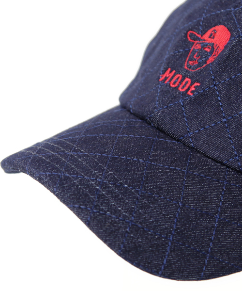 14+（イチヨンプラス）の「キルティング風MODEキャップ＿14+オリジナル（キャップ・メンズ・グレー/ネイビー/ブラック・FREE）」の5枚目の写真