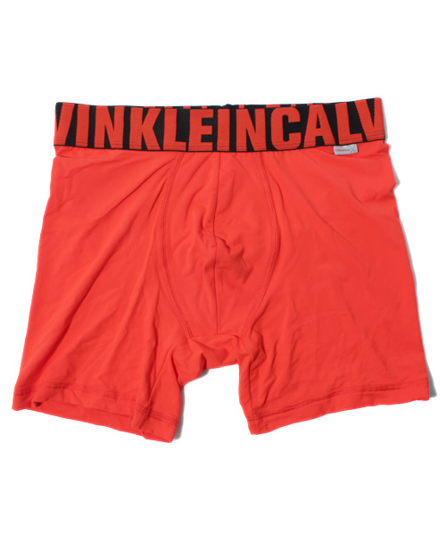 Calvin Klein(カルバン・クライン)の「カルバン・クラインX マイクロ・ボクサーブリーフ(ボクサーパンツ・メンズ・オレンジ系/ピーコックグリーン系/ブルー系/ライトグレー系・MEDIUM/SMALL)」の1枚目の写真