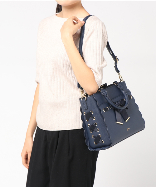 axes femme（アクシーズファム）の「レースアップリボンBAG（ショルダーバッグ）」 WEAR