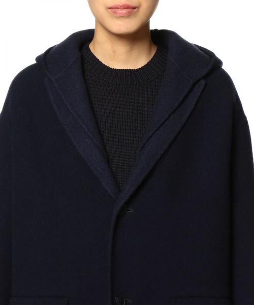 ASTRAET（アストラット）の「ASTRAET（アストラット）リバー テーラード フーデッドコート（その他アウター・レディース・ネイビー/ベージュ・1/0）」の6枚目の写真