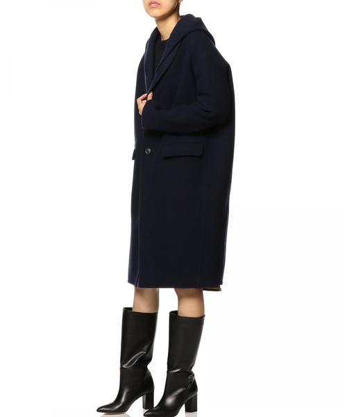 ASTRAET（アストラット）の「ASTRAET（アストラット）リバー テーラード フーデッドコート（その他アウター・レディース・ネイビー/ベージュ・1/0）」の11枚目の写真