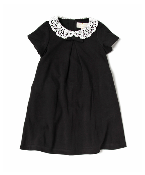 Kate Spade New York Childrenswear ケイトスペードニューヨーク の リボン レースカラー半袖ワンピース ワンピース Wear