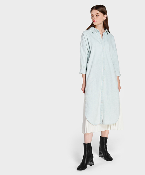 CHARLES & KEITH（チャールズ & キース）の「ルーサイトヒールカフブーツ / LUCITE HEEL CALF BOOTS（ブーツ・レディース・ブラック/グレー/パープル・22.5cm/23.5cm/23cm/24.5cm/25cm）」の12枚目の写真