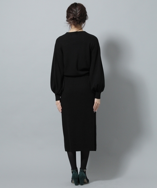 Andemiu（アンデミュウ）の「【ブラウンWEB限定】ベルトツキボトルネックワンピース（ワンピース・レディース・ブラック/グレー/その他/ピンク・FREE）」の22枚目の写真