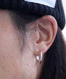 SunKu(TN)SILVER LARGE HOOP PIERCE / ROUND(Vo[ [W t[v sAX/Eh)(sAXiЎpj)