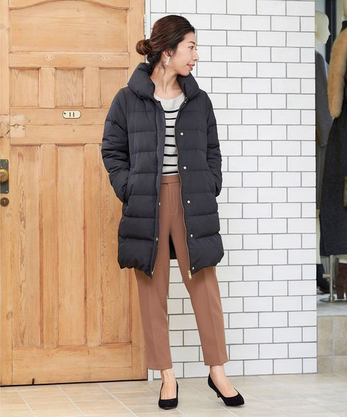 le.coeur blanc（ルクールブラン）の「ショールカラーロングダウン