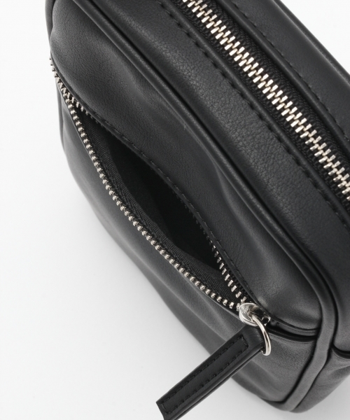 RAGEBLUE（レイジブルー）の「Fレザーショルダーポーチ/784516（ショルダーバッグ・メンズ・ブラック/レッド・FREE）」の7枚目の写真