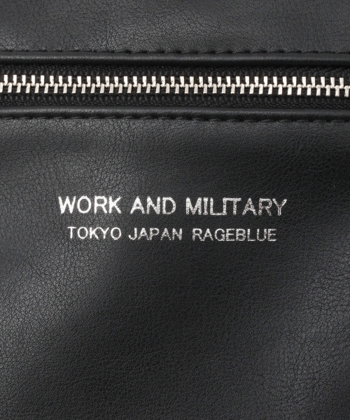 RAGEBLUE（レイジブルー）の「Fレザーショルダーポーチ/784516（ショルダーバッグ・メンズ・ブラック/レッド・FREE）」の8枚目の写真