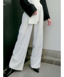 ハイウエストフリルパンツ