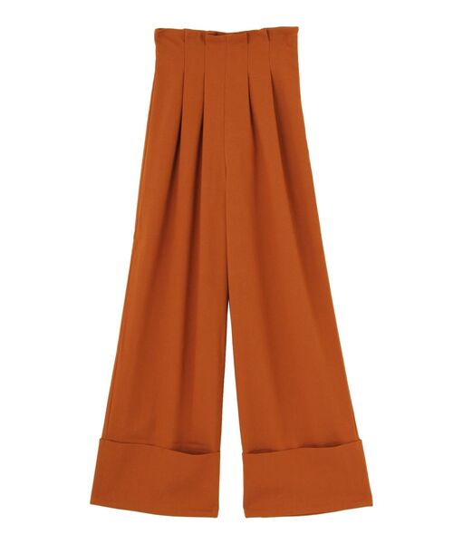 EMODA（エモダ）の「ハイウエストフリルパンツ（その他パンツ・レディース・オレンジ/ブラック/その他・MEDIUM/SMALL）」の6枚目の写真