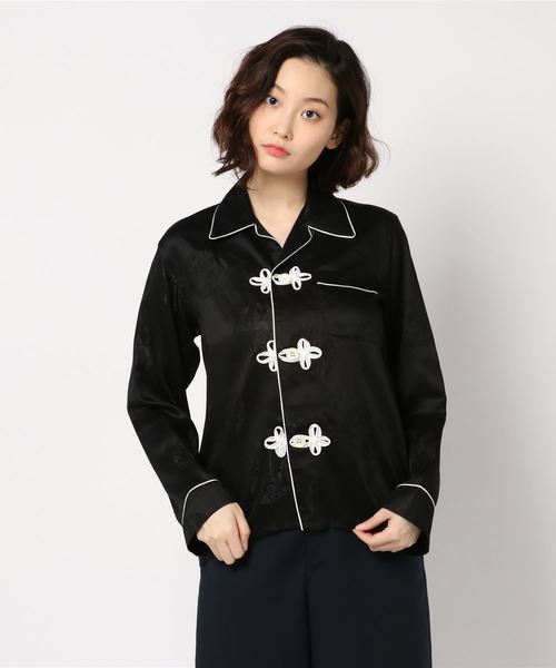 STUDIOUS SELECT�i�X�e���f�B�I�X�Z���N�g�j�́u�yYOUNG��OLSEN�zDRAGON PYJAMA SHIRT�i���̑��g�b�v�X�j�v�b�u���b�N