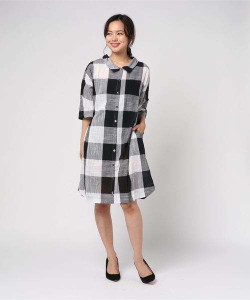 LBC（エルビーシー）の「コットンスラブ3WAYワンピース（ワンピース・レディース・ブラック/ネイビー/その他35・M/L）」の7枚目の写真