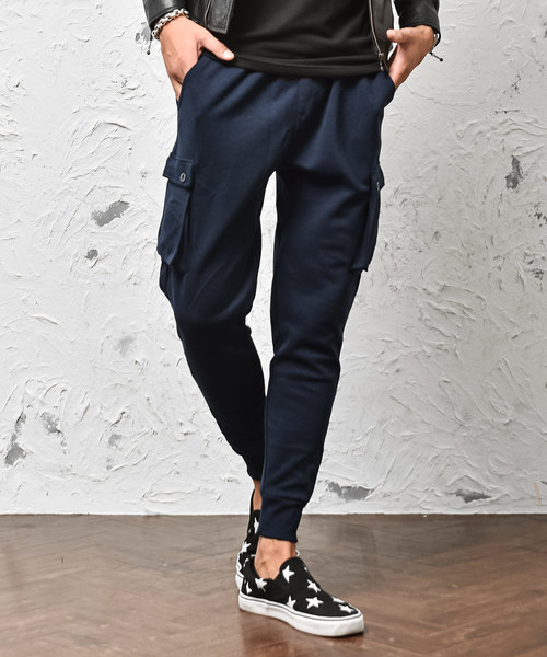 JOKER（ジョーカー）の「ＴＣスウェットサルエルP（スウェットパンツ・メンズ・ブラウン系その他/チェック/ブラック系その他2/ブラック/ブラウン/カーキ/ブラック系その他/ブルー系その他/チャコール/ネイビー/レッド/ホワイト系その他/杢グレー/グレー系その他・S/XL/L/M）」の12枚目の写真