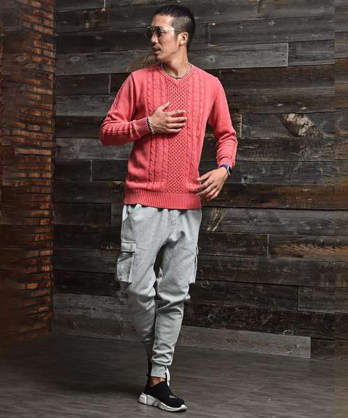 JOKER（ジョーカー）の「ＴＣスウェットサルエルP（スウェットパンツ・メンズ・ブラウン系その他/チェック/ブラック系その他2/ブラック/ブラウン/カーキ/ブラック系その他/ブルー系その他/チャコール/ネイビー/レッド/ホワイト系その他/杢グレー/グレー系その他・S/XL/L/M）」の15枚目の写真