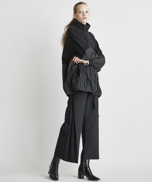 TRUNO by NOISE MAKER（トルノバイノイズメーカー）の「サイドタックフレアパンツ（その他パンツ・レディース・ブラック/グレー・38/36）」の16枚目の写真