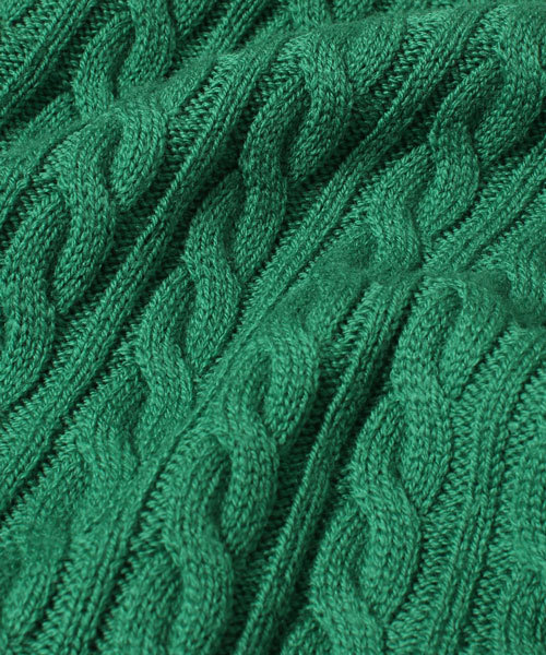 BEAMS（ビームス）の「□LACOSTE×BEAMS / 別注 ケーブルクルーネック（ニット/セーター・メンズ・ホワイト/ケリー/ネイビー・2/3/4）」の7枚目の写真