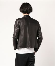 【デザインワークス】シープスキン　シングルライダース シープスキン シングルライダースレザージャケット ｜The DUFFER