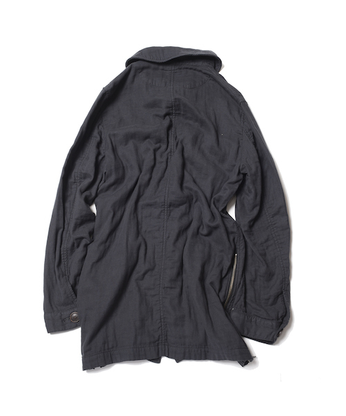 VIRGOwearworks（ヴァルゴウェアワークス）の「GAUZE DYED COAT（ミリタリージャケット・メンズ・カーキ/ブラック・2/4/3）」の11枚目の写真