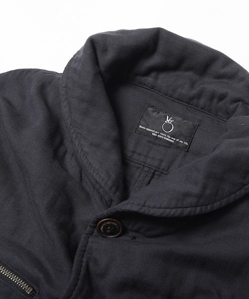 VIRGOwearworks（ヴァルゴウェアワークス）の「GAUZE DYED COAT（ミリタリージャケット・メンズ・カーキ/ブラック・2/4/3）」の10枚目の写真