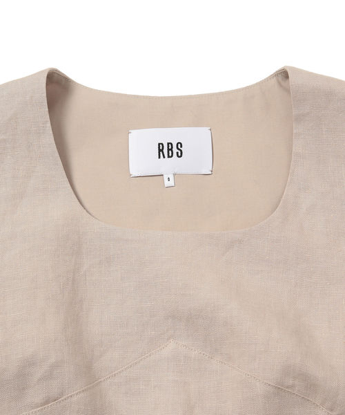 Ray BEAMS(レイビームス)の「RBS / バックリボン ノースリーブ ブラウス(シャツ/ブラウス・レディース・ベージュ/ライトブラウン・1/0)」の7枚目の写真