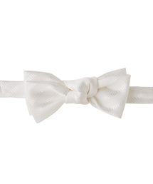 Bowtie�i�{�E�^�C�j�́u�E�G�f�B���O���W�������^�C WHITE�i���l�N�^�C�j�v