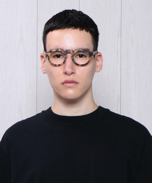 H　BEAUTY&YOUTH UNITED ARROWS（エイチビューティーアンドユースユナイテッドアローズ）の「＜Jacques Durand＞PAQUES L 506 EYEWEAR/アイウェア（メガネ・メンズ・ブラック/ベージュ・FREE）」の14枚目の写真