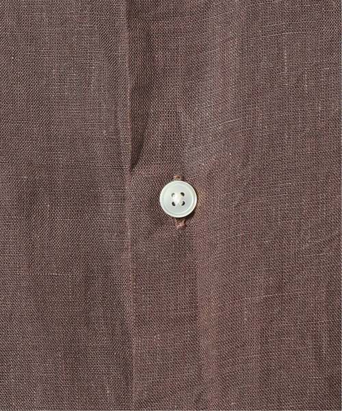 EDIFICE（エディフィス）の「ウォッシュド リネン カッタウェイカラー シャツ（シャツ/ブラウス・メンズ・ホワイト/ネイビー/ブラウン/ブルー系その他・SMALL/MEDIUM/LARGE/X-LARGE）」の14枚目の写真