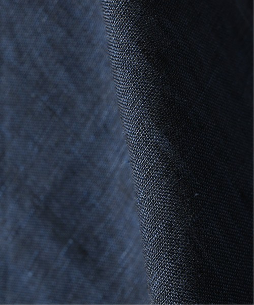 EDIFICE（エディフィス）の「ウォッシュド リネン カッタウェイカラー シャツ（シャツ/ブラウス・メンズ・ホワイト/ネイビー/ブラウン/ブルー系その他・SMALL/MEDIUM/LARGE/X-LARGE）」の19枚目の写真