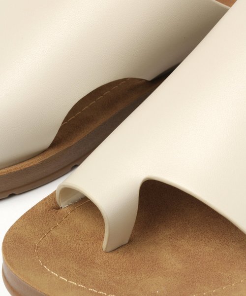 niko and...（ニコアンド）の「オリジナルトングサンダル（サンダル・レディース・ブラウン/アイボリー・MEDIUM/LARGE/SMALL）」の6枚目の写真