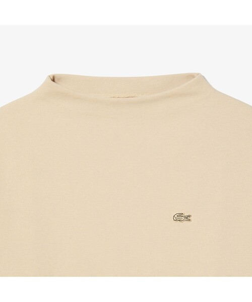 LACOSTE（ラコステ）の「ミラノリブワイドカットソー（スウェット・レディース・マスタード/ネイビー/ヘザーグレー/バーガンディー/ベージュ/グリーン・40/38/36/34）」の21枚目の写真