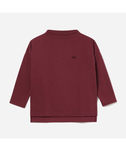 LACOSTE（ラコステ）の「ミラノリブワイドカットソー（スウェット・レディース・マスタード/ネイビー/ヘザーグレー/バーガンディー/ベージュ/グリーン・40/38/36/34）」の15枚目の写真