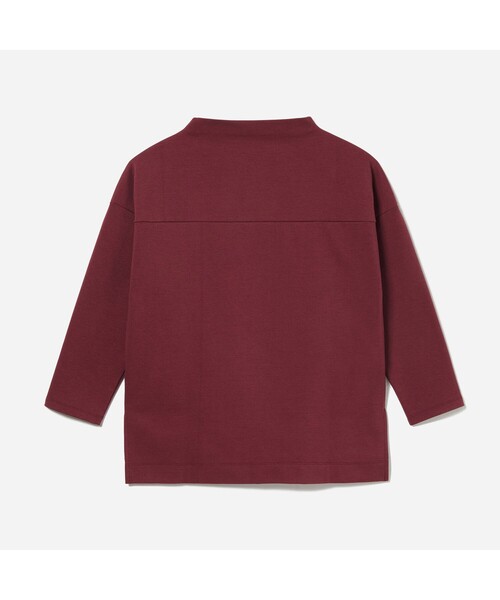 LACOSTE（ラコステ）の「ミラノリブワイドカットソー（スウェット・レディース・マスタード/ネイビー/ヘザーグレー/バーガンディー/ベージュ/グリーン・40/38/36/34）」の14枚目の写真