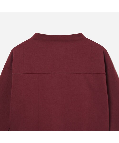 LACOSTE（ラコステ）の「ミラノリブワイドカットソー（スウェット・レディース・マスタード/ネイビー/ヘザーグレー/バーガンディー/ベージュ/グリーン・40/38/36/34）」の12枚目の写真