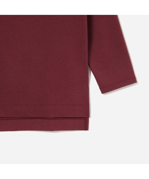LACOSTE（ラコステ）の「ミラノリブワイドカットソー（スウェット・レディース・マスタード/ネイビー/ヘザーグレー/バーガンディー/ベージュ/グリーン・40/38/36/34）」の11枚目の写真